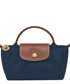 Trousse cosmétiques avec poignée Le Pliage Original Toile recyclée - Marine